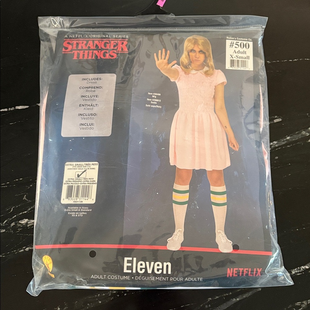 Netflix Stranger Things Pink Eleven Costume